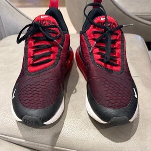 Nike Kids Red and Black Air Max Sneakers
